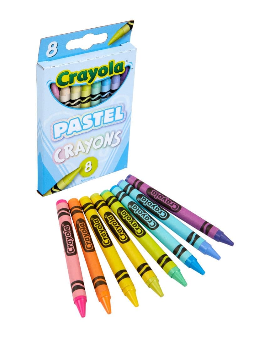 Crayola Pastel Crayons, 8 Count