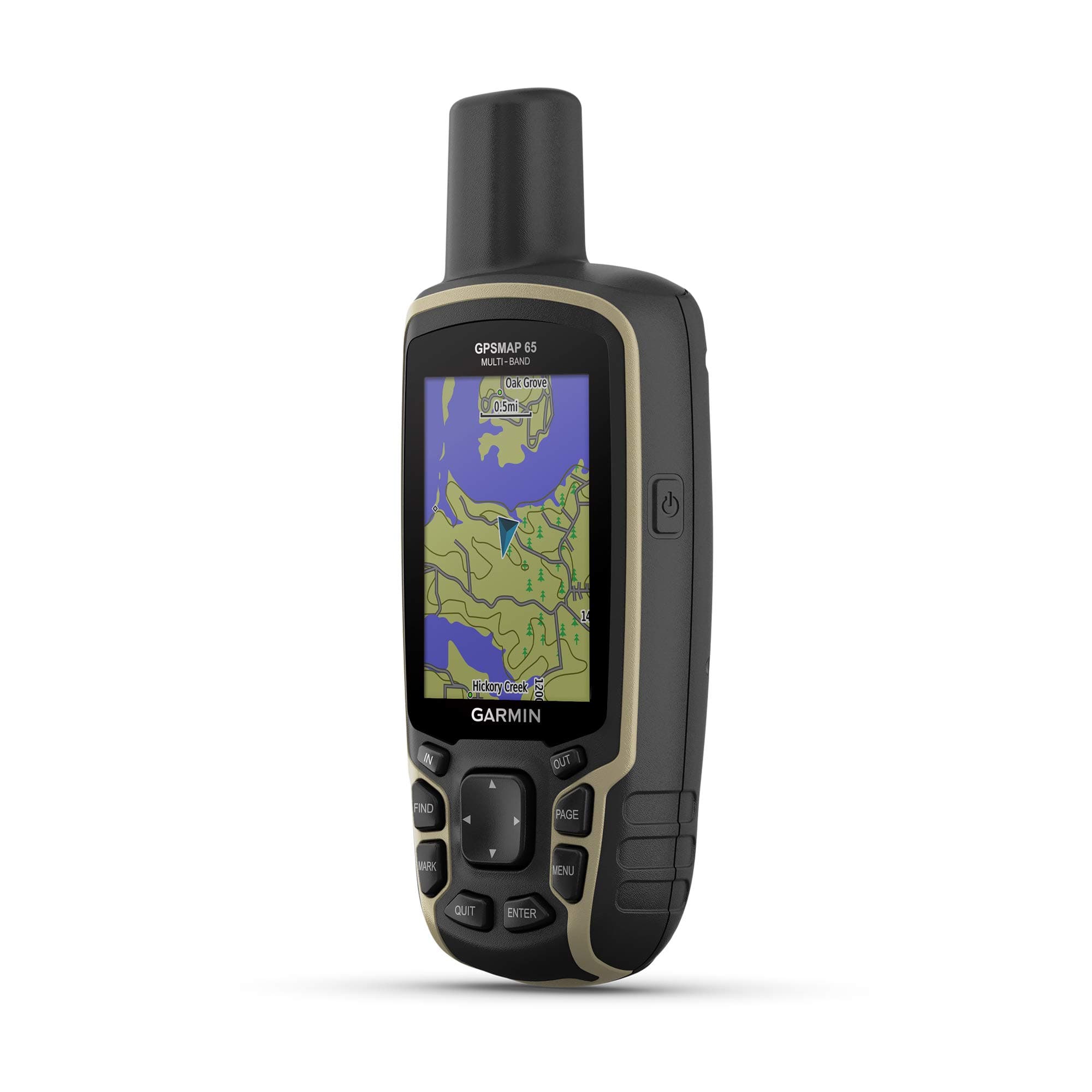 GPSMAP 65, Button-Operated Handheld with Expanded Satellite Support and Multi-Band Technology, 2.6" Color Display, 010-02451-00