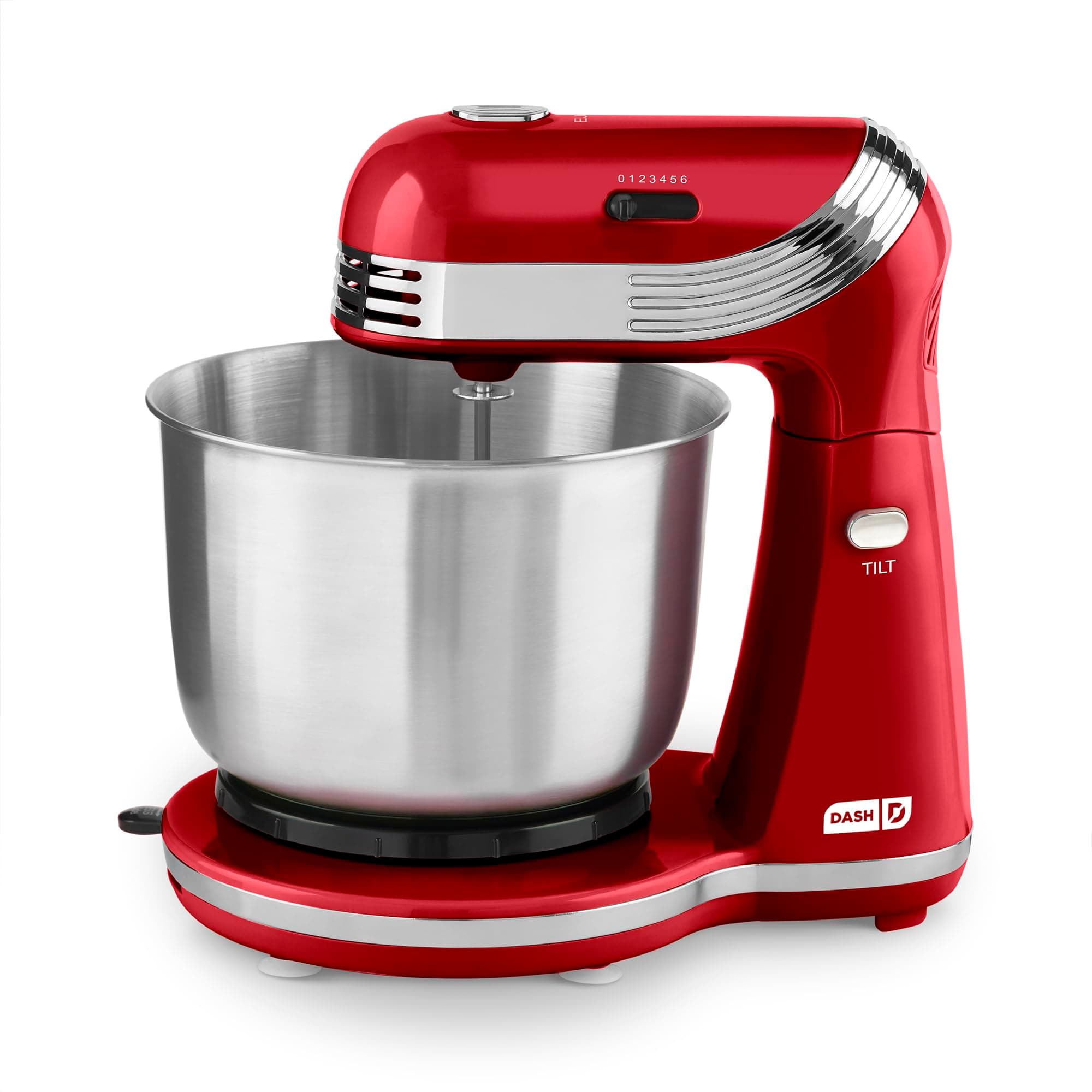 Dash Everyday Stand Mixer, Red