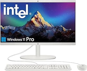 2025 22" FHD All-in-One Desktop Computer • The New Version for Everyday Use • Latest 13th Gen Intel Quad-Core CPU • 16GB DDR5 • 128GB Storage • HDMI • Type-C • Wi-Fi • HD Webcam • Win11 Pro