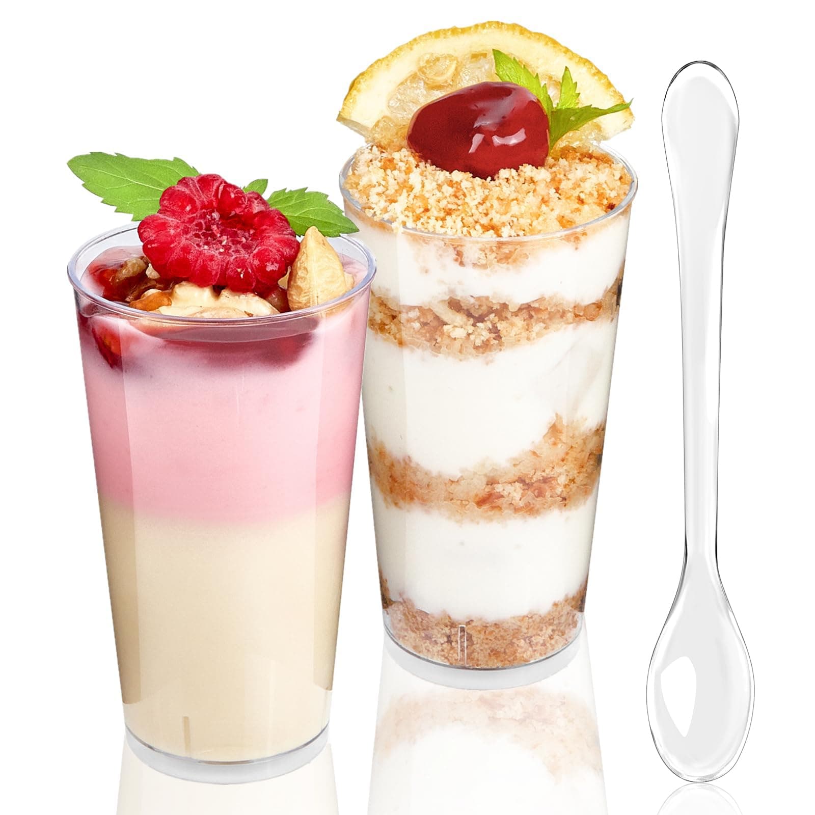 Mini Dessert Cups with Spoons