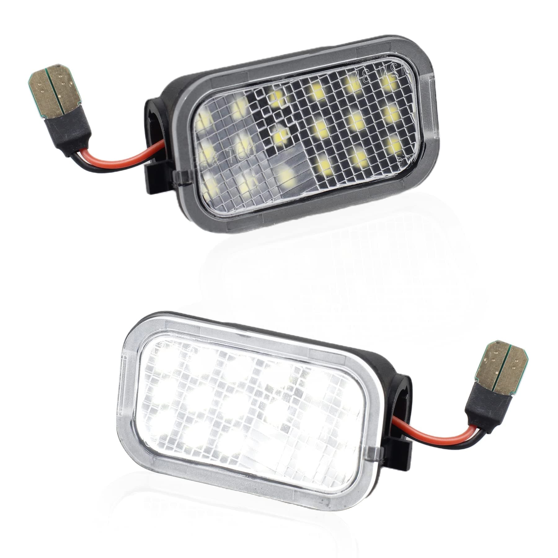 Mirror Light Puddle Light LED Lamp Assembly Compatible with 2007-2014 Chevy Silverado 2500HD 3500HD Tahoe GMC Yukon Suburban 1500