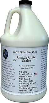 Earth Safe Finishes Candle Crete Concrete Sealer (Clear, Gallon)