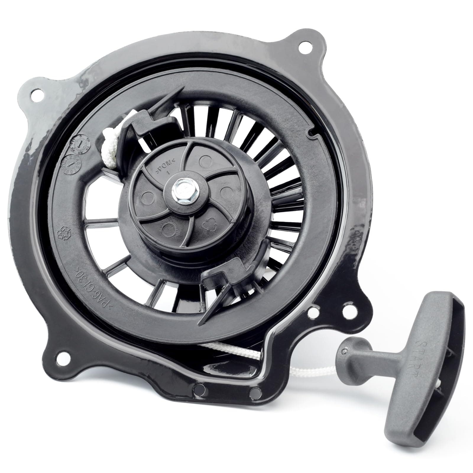 56720 Recoil Starter Assembly Pull Start Replacement for Harbor Freight Predator 3500 Inverter Generator Parts Replace 63584 59137