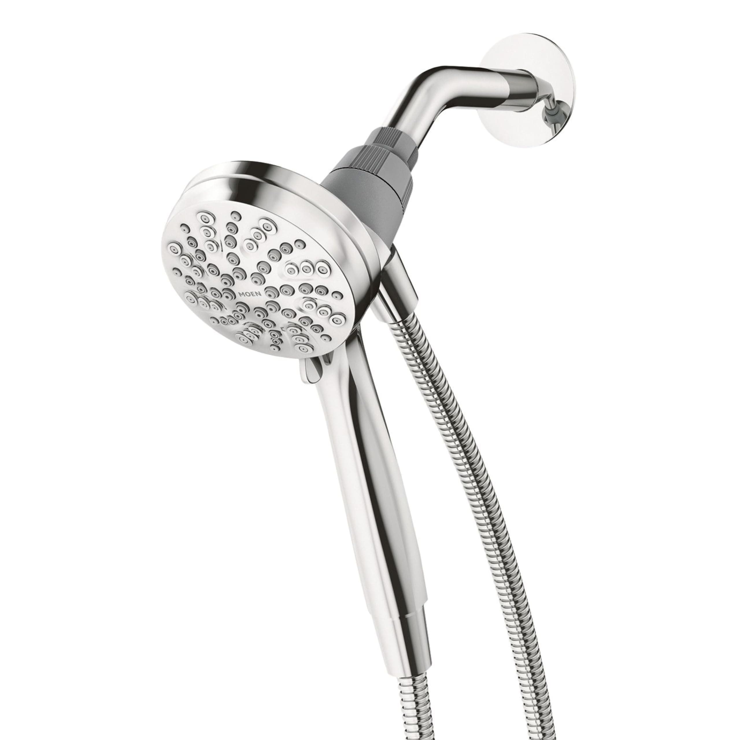 Magnetix Six-Function Handheld Showerhead with Eco-Performance Magnetic Docking System, Chrome, 3.5" (26100EP)