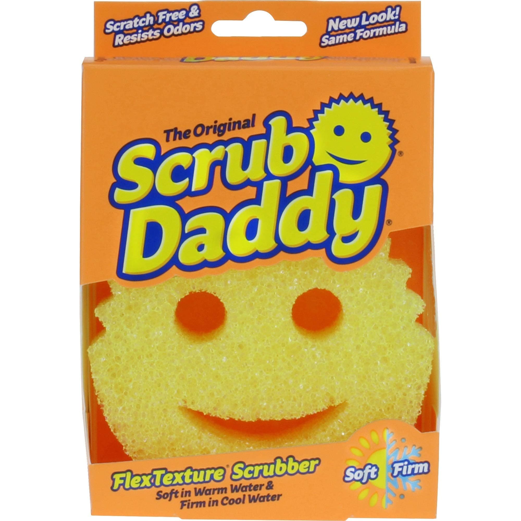 Scrub Daddy SCBSDPDQ Scrub Sponge Yellow (Single Pack)