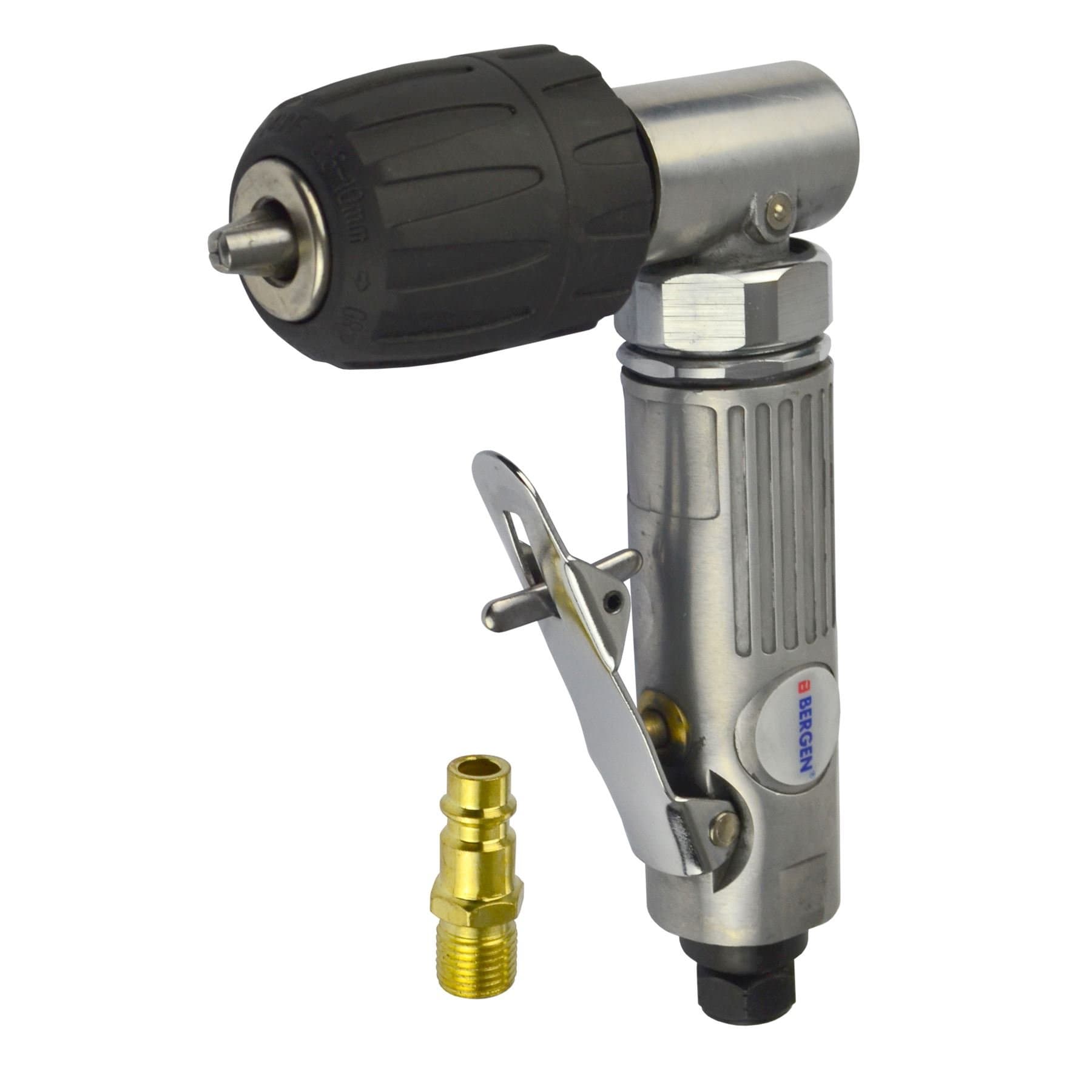 3/8" Keyless Air Angle Drill Right Angle Drilling Tool Chuck BERGEN AT643