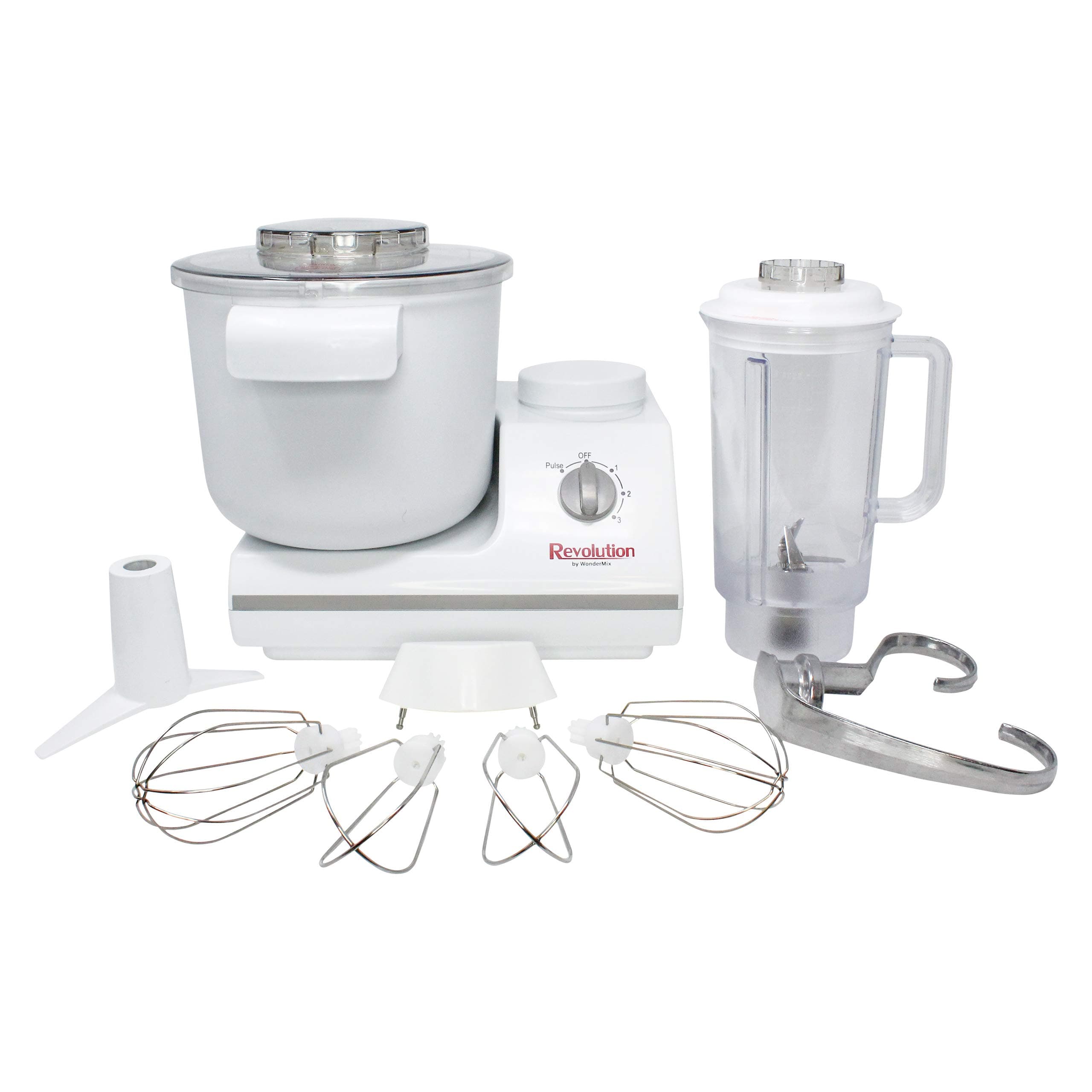 WONDERMILL -Complete Bread Dough Mixer Machine with Dough Hook -Bread Kneader...