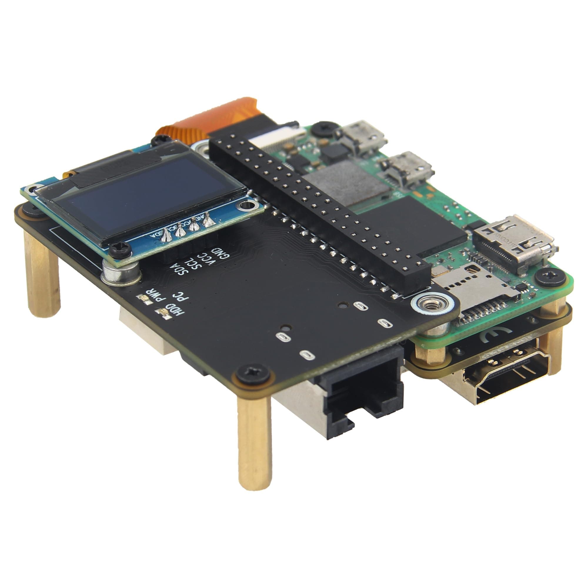 PiKVM-A4 V2.0 for Raspberry Pi Zero 2W | Remote KVM over IP with 1080p HDMI & ATX Control | Web-Based PC Management, No Monitor Needed