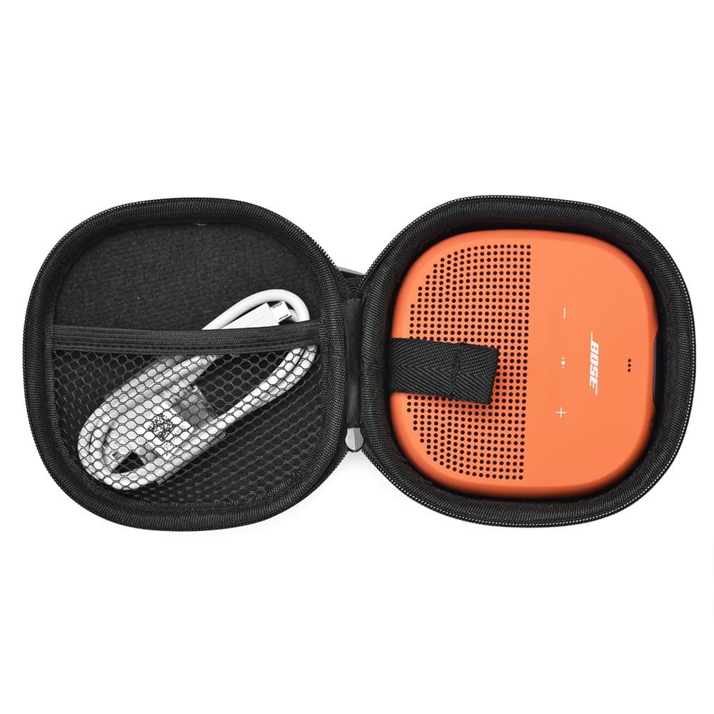 Case for Bose SoundLink Micro Bluetooth Speaker, Shape Completely Matched, with a Carabiner (Black) by Tangser