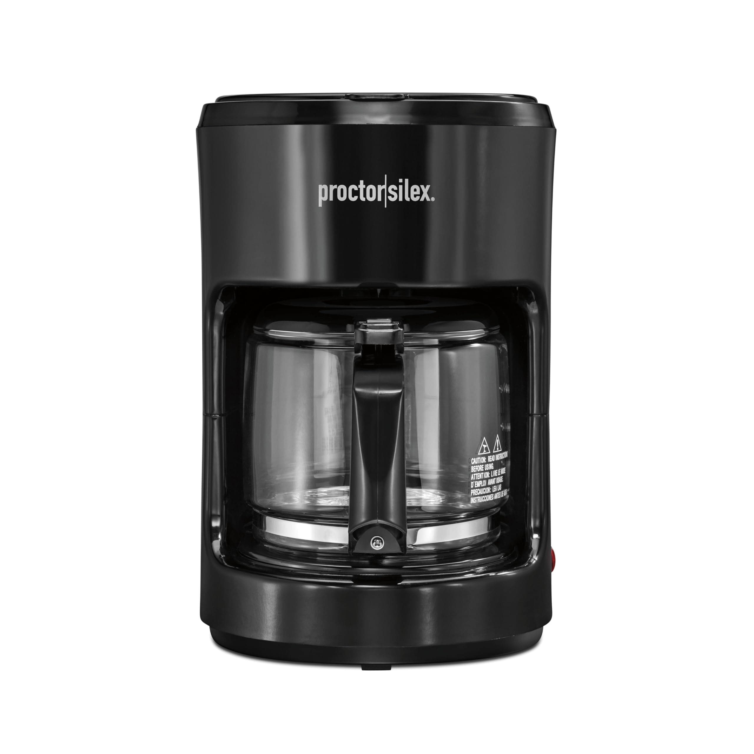 Proctor Silex 10-Cup Coffee Maker, Works with Smart Plugs That Are Compatible with Alexa, Auto Pause and Serve, Black (48351PS)