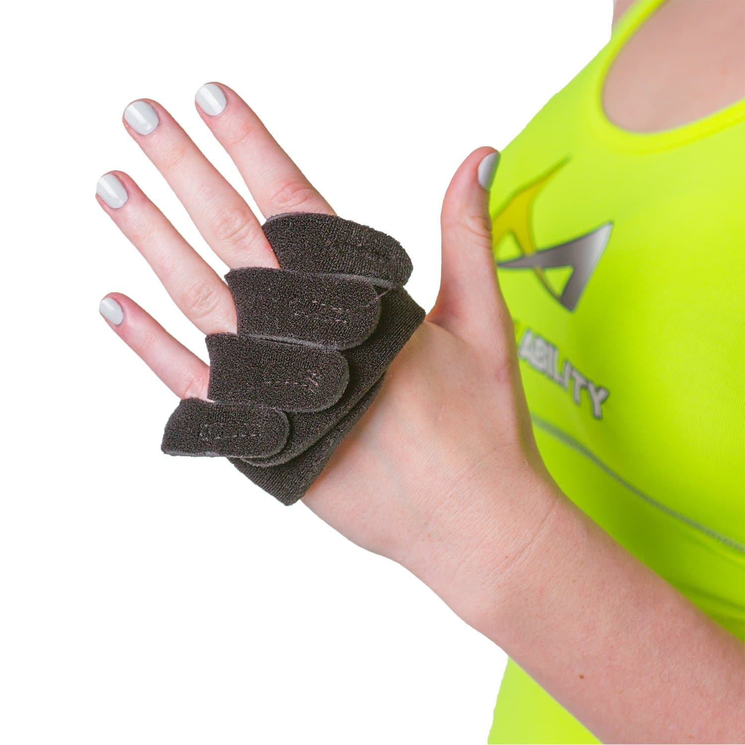 Ulnar Deviation & Drift Hand Splint | MCP Knuckle Joint Support Brace for Rheumatoid Arthritis & Tendonitis Pain Relief, Finger Straightener & Stretcher Glove - S (SM/MED) Left