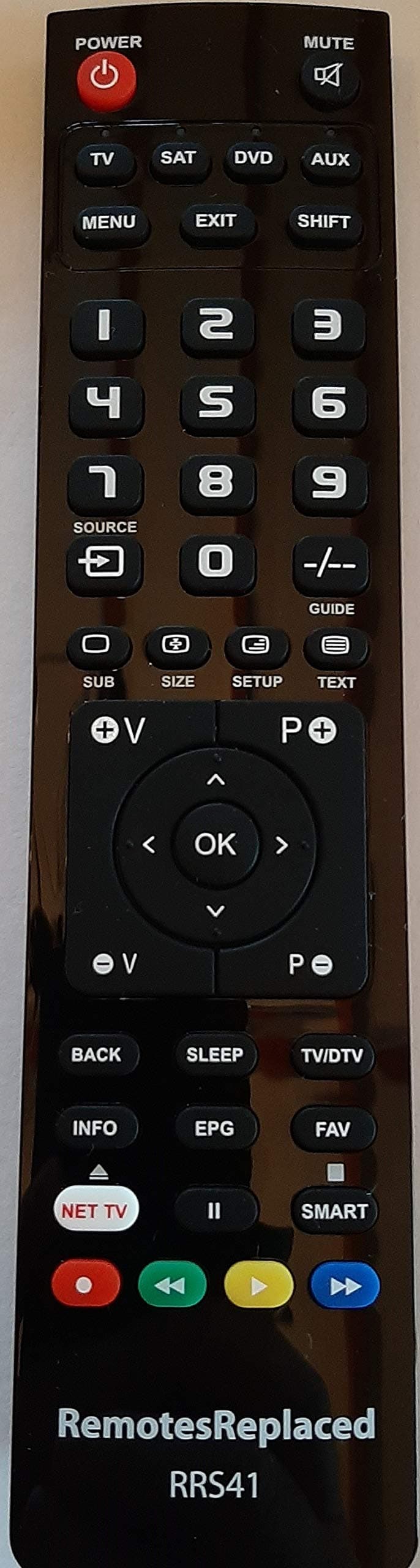 RemotesReplaced Compatible Remote Control for the Funai LC5-D20BB