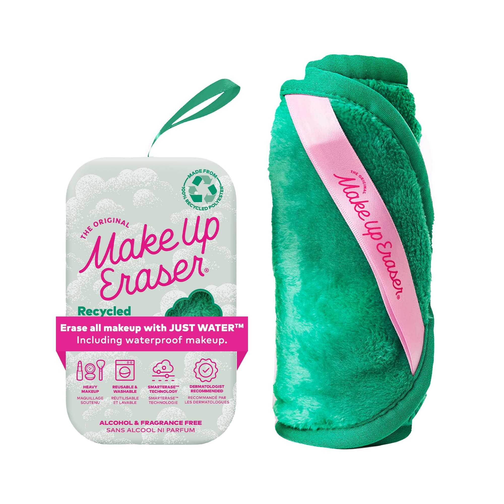 - The Original MakeUp Eraser PRO, Effortlessly Remove All Makeup Using Only Water, Including Waterproof Mascara, Eyeliner, Foundation, Lipstick, Sunscreen