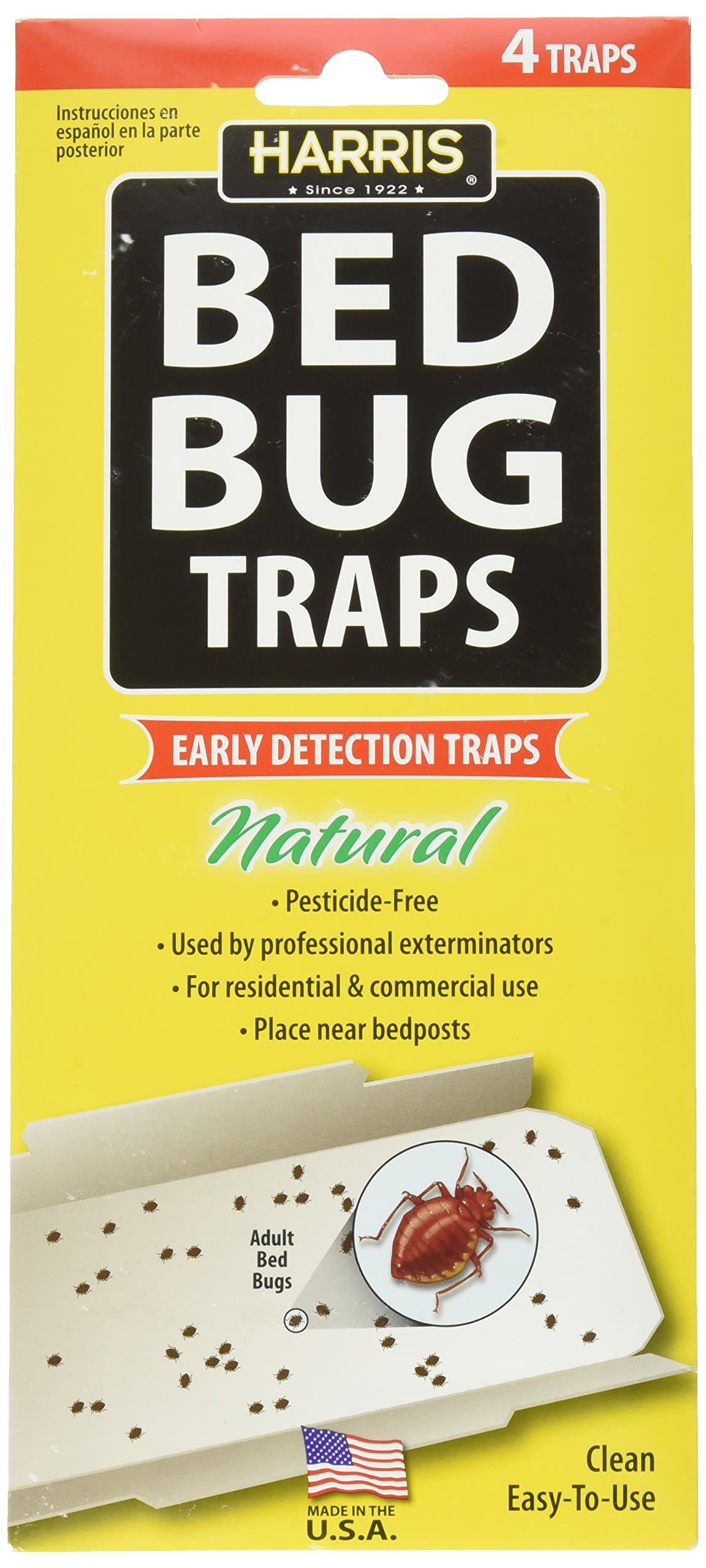 (4 pk) Bed Bug Detection Traps