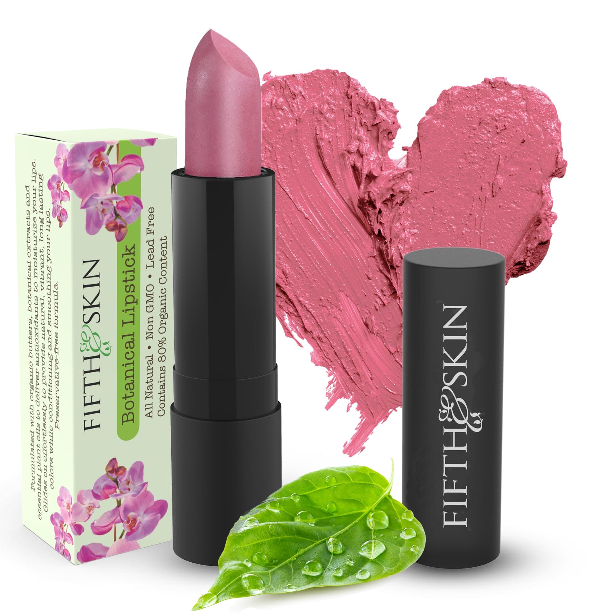 BOTANICAL Lipstick (CHERRY PLUM) | Made in USA | Vegan | Natural | Organic | Cruelty Free | Paraben Free | NO Lead | Moisturizing Color that's Good for your Lips!