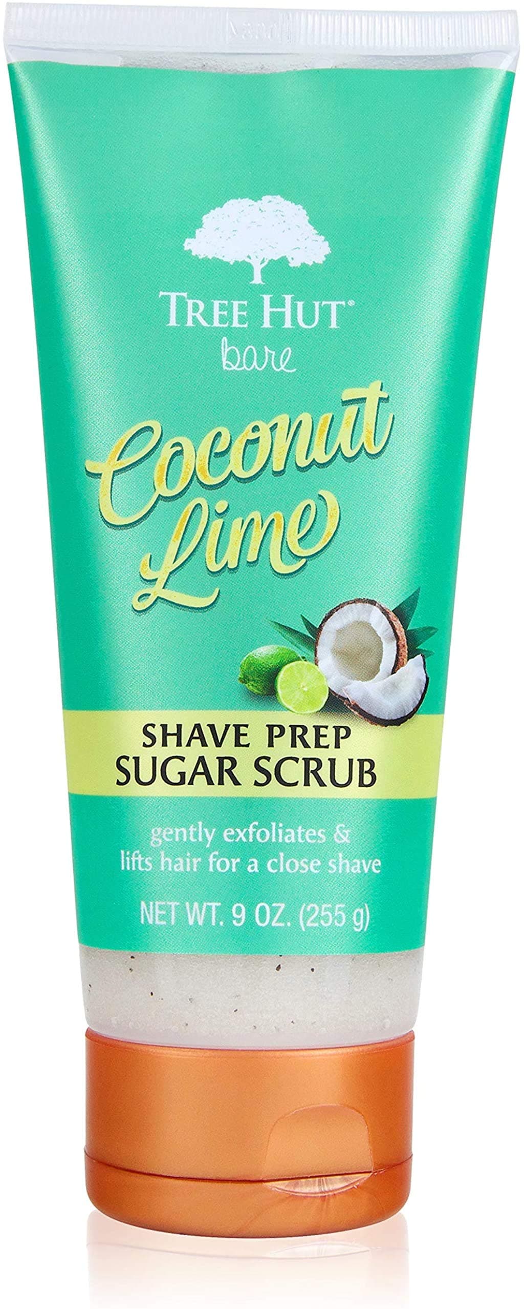 Bare Shave Prep Sugar Scrub, 9oz, Essentials for Soft, Smooth, Bare Skin