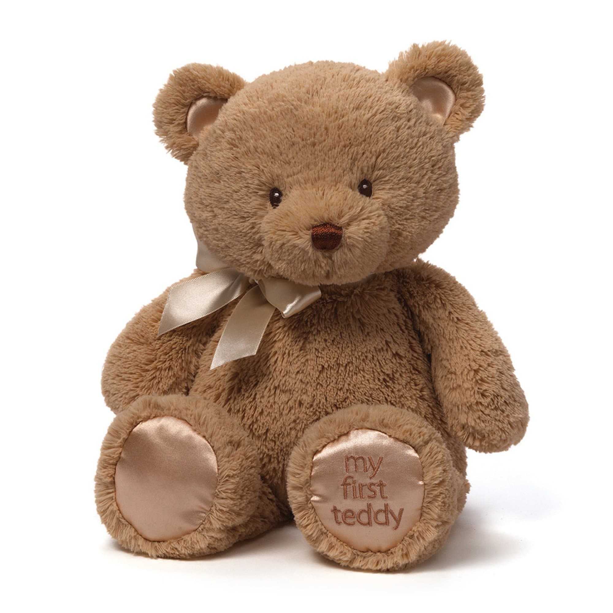 GUND Baby My First Teddy Bear, Ultra Soft Animal Plush Toy for Babies and Newborns, Light Brown/Tan, 15”