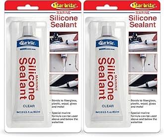 STAR BRITE Silicone Sealant Clear 2.8 OZ. (082102P) (Pack of 2)