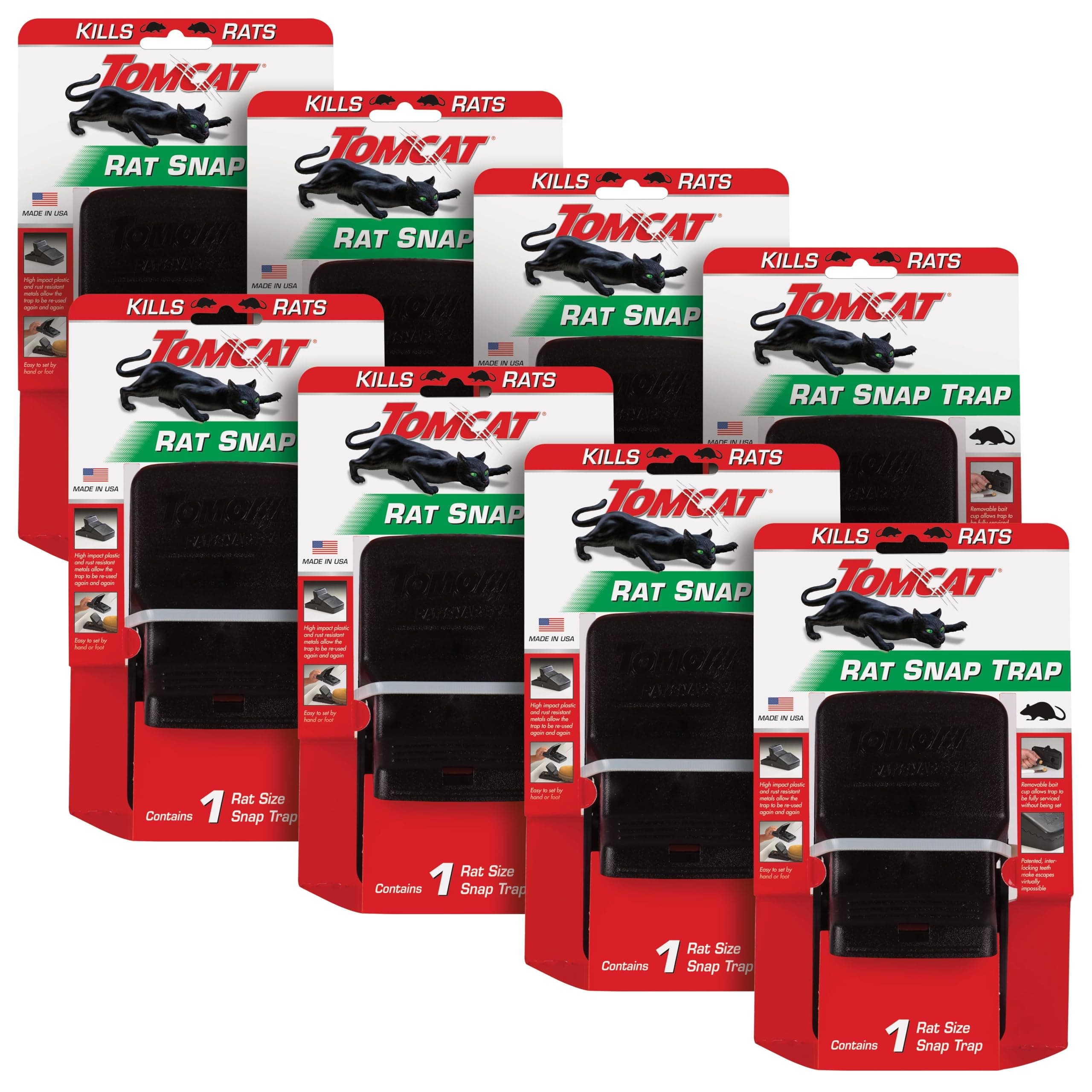 Tomcat Rat Snap Trap (8 Pack)