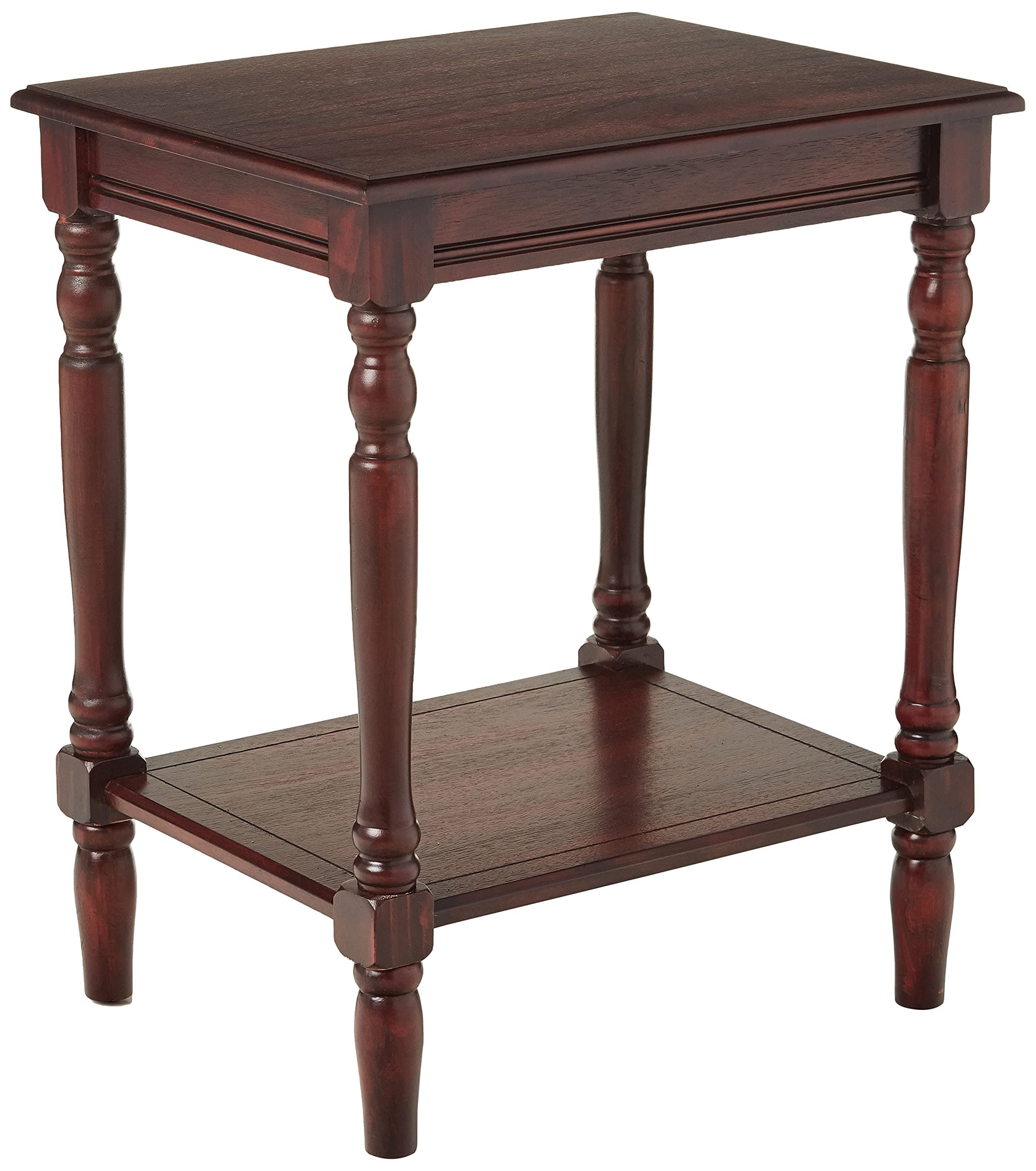 Decor Therapy Simplify End Table with Shelf, Espresso