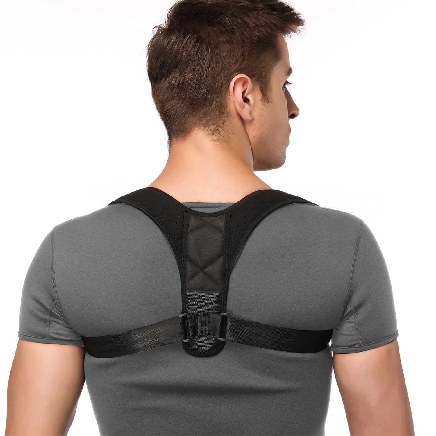Posture Corrector Posture support Brace Adjustable Straight Strap for Men and Women Back, Shoulder, and Neck Pain Relief (Size XL 38-51in)