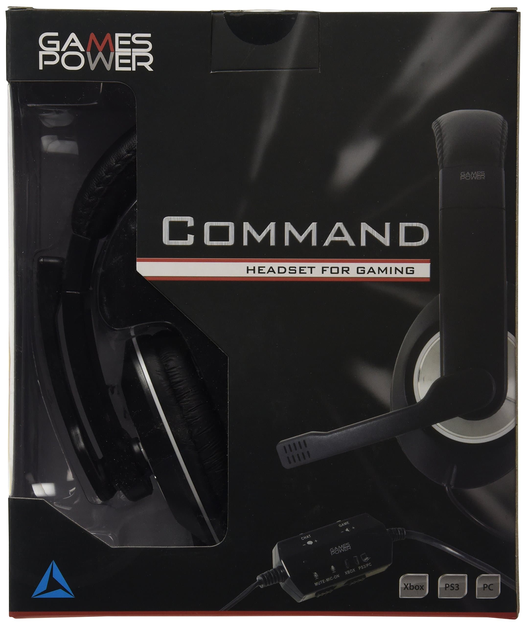 Logic3 GP295 Command Headset for Gaming (Xbox /360/PS3/PC DVD)