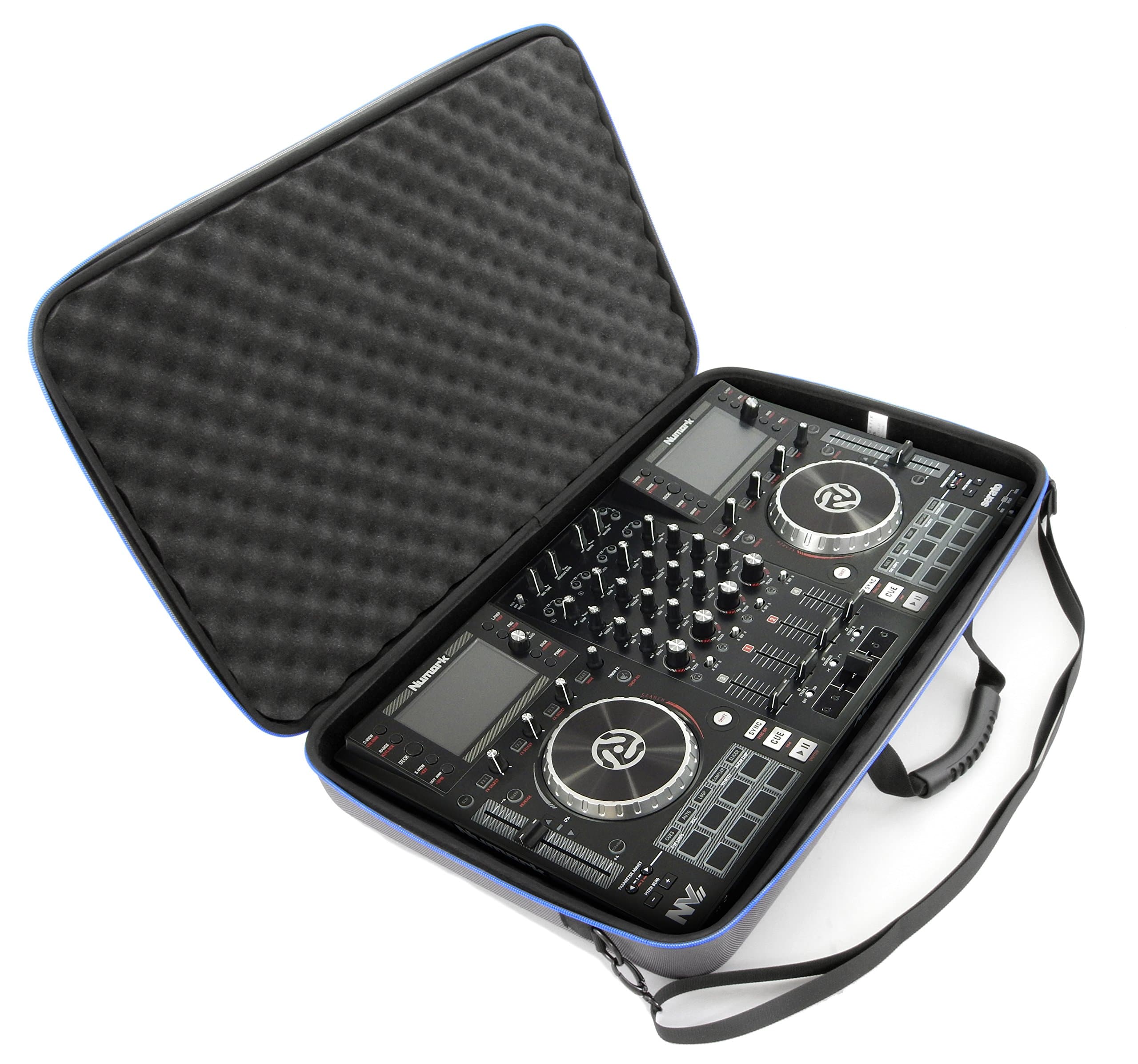 Casematix Protective Studio Case Compatible with Numark NVii Dj Controller, Numark Nv or NV2 Serato DJ Controllers, Includes Case Only